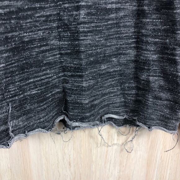 Free People Gray Beach Cowl Neck Long Sleeve Casual Boho Pullover Sweater XS/S - Picture 4 of 13